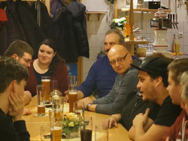 Winterwanderung 2018 – Zusammensitzen in der Gaststätte